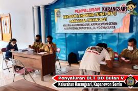 PENYALURAN BANTUAN LANGSUNG TUNAI DANA DESA BULAN KE-V